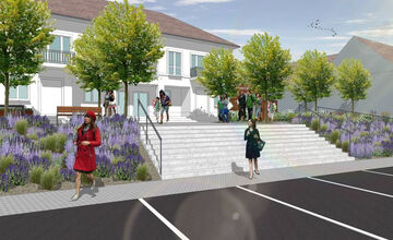 FOTO: V Modranke vzniká pre Trnavčanov priestor na stretávanie pod holým nebom