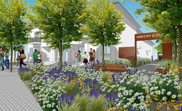 FOTO: V Modranke vzniká pre Trnavčanov priestor na stretávanie pod holým nebom