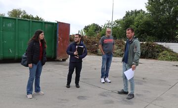 FOTO: Vedenie Hlohovca odovzdaním staveniska odštartovalo rozšírenie zberného dvora v Šulekove