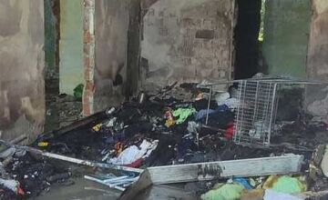 FOTO: V Seredi došlo k požiaru v opustenom areáli bývalého Milexu