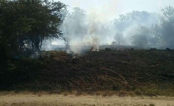 FOTO: Varenie v prírode v Drahovciach spôsobilo požiar