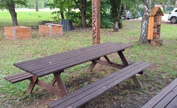 FOTO: Vandali pokreslili altánok v Trnave