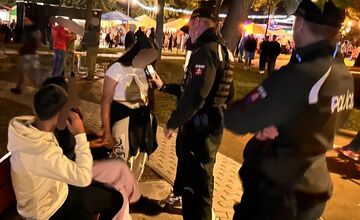 FOTO: Polícia si opäť posvietila na alkohol u mladistvých