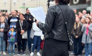 FOTO: Protestu v Trnave sa zúčastnila stovky ľudí