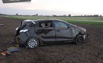 FOTO: Tragická nehoda pri Váhovciach