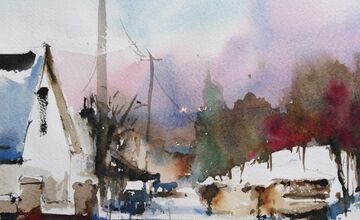 FOTO: Trnavčan Peter zachytil nielen Trnavu akvarelom