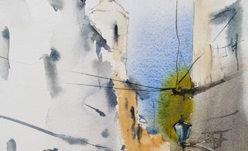 FOTO: Trnavčan Peter zachytil nielen Trnavu akvarelom