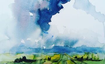 FOTO: Trnavčan Peter zachytil nielen Trnavu akvarelom