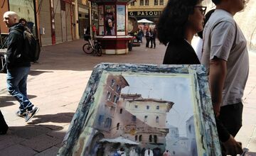 FOTO: Trnavčan Peter zachytil nielen Trnavu akvarelom