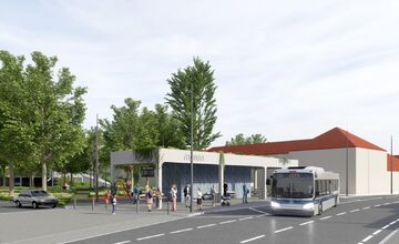 FOTO: Prestupný terminál v Modre zlepší spojenie s Trnavou a Bratislavou