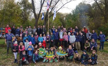 FOTO: Brigáda vodných skautov na vtáčom ostrove na Kunovskej priehrade v Senci