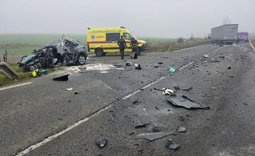 FOTO: Tragická nehoda v Skalici