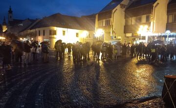 FOTO: Protesty a podujatia k 17. novembru v Trnavskom kraji