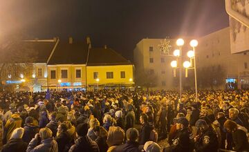 FOTO: Protesty a podujatia k 17. novembru v Trnavskom kraji