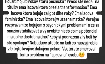FOTO: Emma Lacová posiela pre kauzu Voderady urážlivé odkazy politikom a influencerom