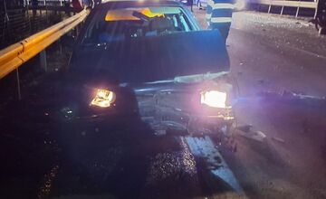 FOTO: Večerná nehoda na rýchlostnej ceste R1