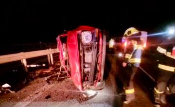 FOTO: Večerná nehoda na rýchlostnej ceste R1