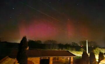 FOTO: Nádherné zábery polárnej žiary nad Trnavským krajom