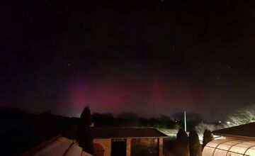 FOTO: Nádherné zábery polárnej žiary nad Trnavským krajom