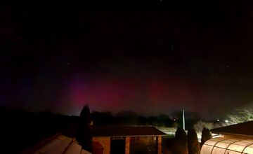 FOTO: Nádherné zábery polárnej žiary nad Trnavským krajom