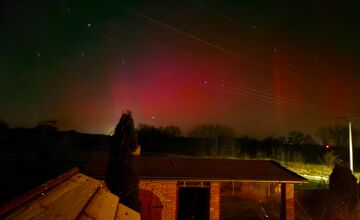FOTO: Nádherné zábery polárnej žiary nad Trnavským krajom