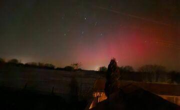 FOTO: Nádherné zábery polárnej žiary nad Trnavským krajom