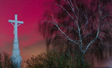 FOTO: Nádherné zábery polárnej žiary nad Trnavským krajom