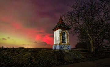 FOTO: Nádherné zábery polárnej žiary nad Trnavským krajom