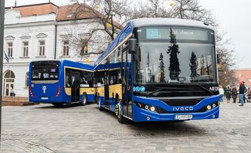FOTO: Trnava má nové elektrobusy