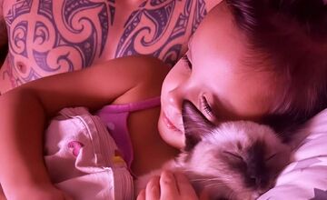 FOTO: Zápasník Gábor Boráros so svojou dcérkou Zorou