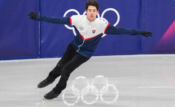 FOTO: Adam Hagara na tréningu na ZOH 2026 v Miláne