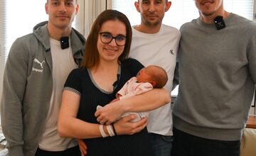 FOTO: Hráči FC Spartak v trnavskej pôrodnici