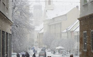 FOTO: Zasnežená Trnava