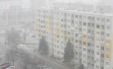 FOTO: Do Trnavy sa vrátila zima