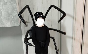 FOTO: Originálny kostým pavúka na karneval