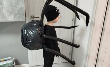 FOTO: Originálny kostým pavúka na karneval