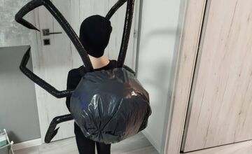 FOTO: Originálny kostým pavúka na karneval