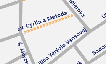 FOTO: Zmenená organizácia dopravy na Tulipáne v Špíglsáli