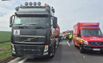FOTO: Vážna nehoda na D1 pred Trnavou