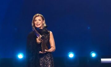 FOTO: Alena Heribanová na ocenení Krištáľového krídla