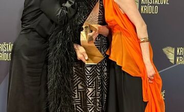 FOTO: Alena Heribanová na ocenení Krištáľového krídla