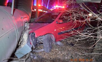 FOTO: Polícia rieši nehodu pri Červeníku