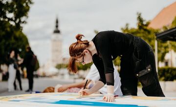 FOTO: Tvorba heštegu #TRNAVA