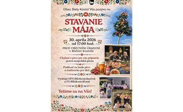 FOTO: Stavanie mája v Trnavskom kraji